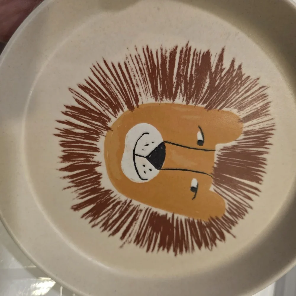 Pillowfort Jungle Lion Dinnerware Kid's Plate 7